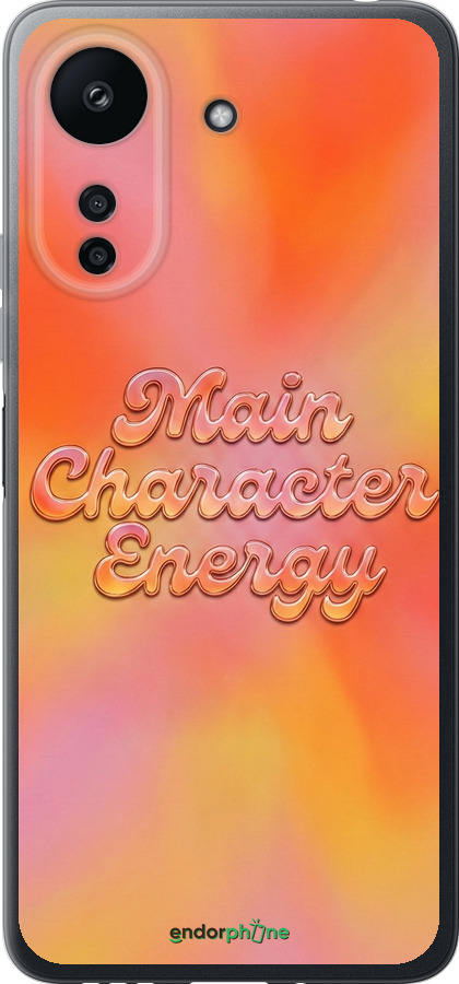 Силиконовый чехол Aura Gradient Main Character Energy Aesthetic Y2K для Xiaomi Poco C65 - 6783u-3447 изображение 