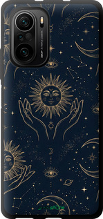 TPU чехол Celestial Harmony: Sun & Moon Gold Mystic Pattern для Xiaomi Poco F3 - 6778b-2280 изображение 