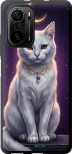 TPU чехол Mystic White Cat Gothic Dark Purple Gold для Xiaomi Poco F3 - 6805b-2280 изображение 