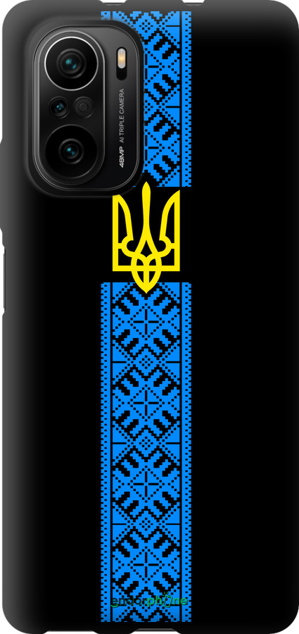 TPU чехол Тризуб в вишиванці для Xiaomi Mi 11i - 1158b-3935 изображение 
