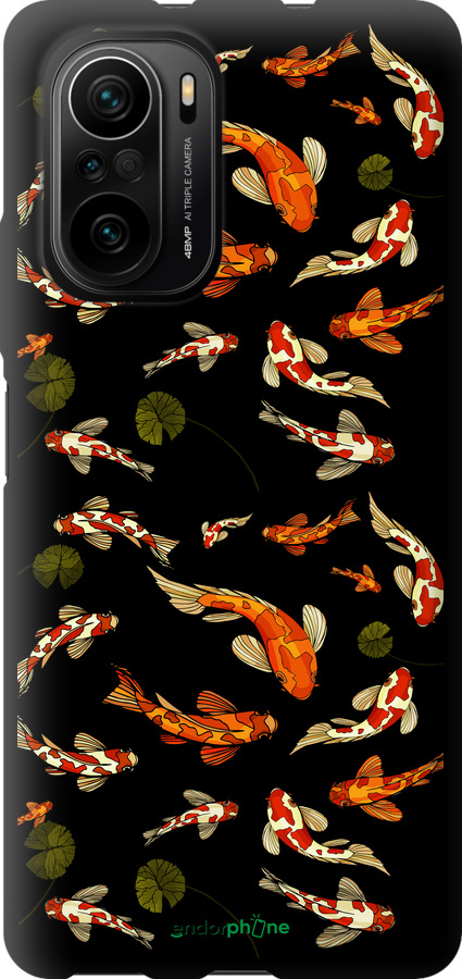 TPU чехол Риби Кої для Xiaomi Poco F3 - 5535b-2280 изображение 