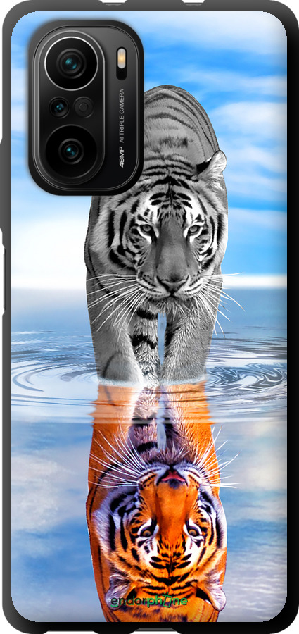 TPU чехол Тигр для Xiaomi Mi 11i - 6016b-3935 изображение 