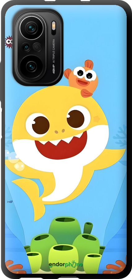 TPU чехол Бейби Шарк для Xiaomi Mi 11i - 6303b-3935 изображение 