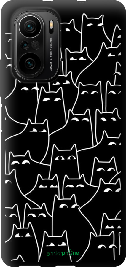 TPU чехол С изображением кошек для Xiaomi Mi 11i - 6470b-3935 изображение 