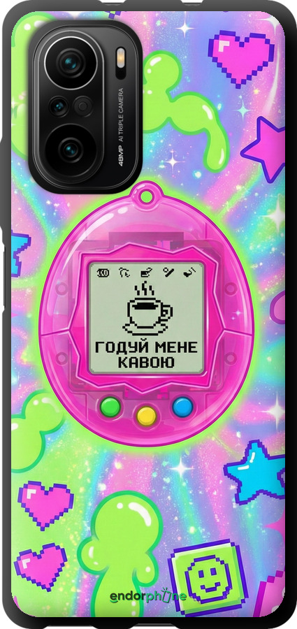 TPU чехол Y2K Aesthetic Retro Pet: Годуй мене кавою для Xiaomi Poco F3 - 6784b-2280 изображение 