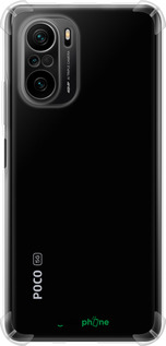 Силіконовий протиударний с посиленими кутами чохол 'Прозорий' для Xiaomi Poco F3 зображення 8