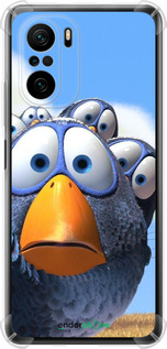 Силикон с усиленными углами чехол Angry Birds для Xiaomi Mi 11i - 6008sp-3935 изображение 