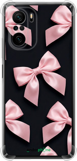 Силіконовий протиударний с посиленими кутами чехол Coquette Ribbons Dark Coquette для Xiaomi Mi 11i - 6767sp-3935 изображение 