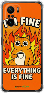 Силикон с усиленными углами чехол Funny Cat для Xiaomi Poco F3 - 6786sp-2280 изображение 