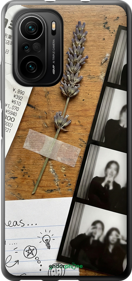 Силиконовый чехол Aesthetic Scrapbook Collage для Xiaomi Poco F3 - 6773u-2280 изображение 