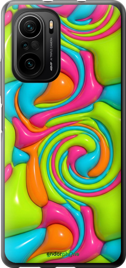 Силиконовый чехол Y2K Jelly Dream для Xiaomi Mi 11i - 6780u-3935 изображение 