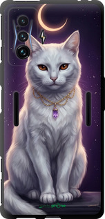 TPU чехол Mystic White Cat Gothic Dark Purple Gold для Xiaomi Poco F4 GT - 6805b-2958 изображение 