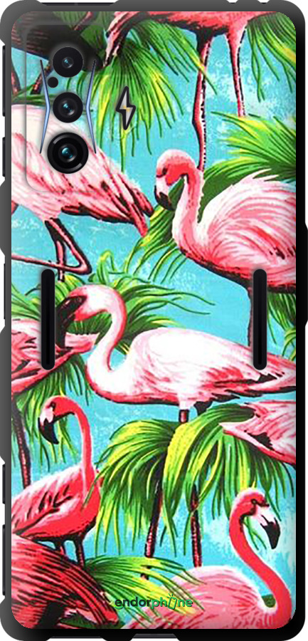 TPU чехол Tropical background для Xiaomi Poco F4 GT - 4016b-2958 изображение 