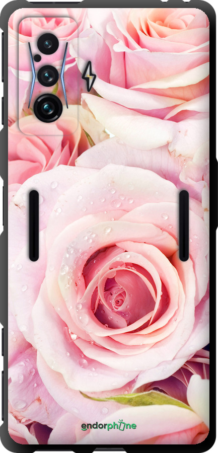 TPU чехол Троянди для Xiaomi Poco F4 GT - 525b-2958 изображение 