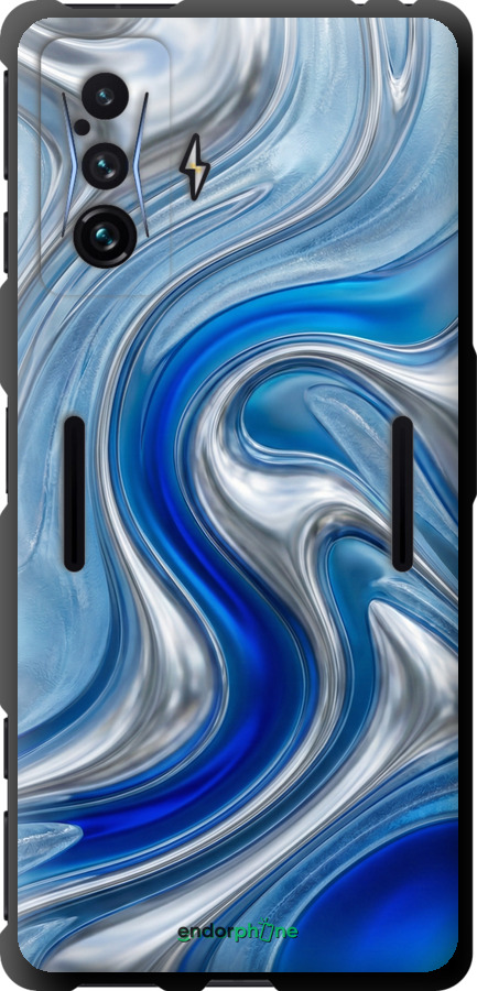 TPU чехол Liquid Chrome для Xiaomi Poco F4 GT - 6781b-2958 изображение 