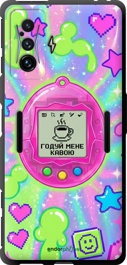 TPU чехол Y2K Aesthetic Retro Pet: Годуй мене кавою для Xiaomi Poco F4 GT - 6784b-2958 изображение 