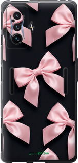 Силиконовый чехол Coquette Ribbons Dark Coquette для Xiaomi Poco F4 GT - 6767u-2958 изображение 