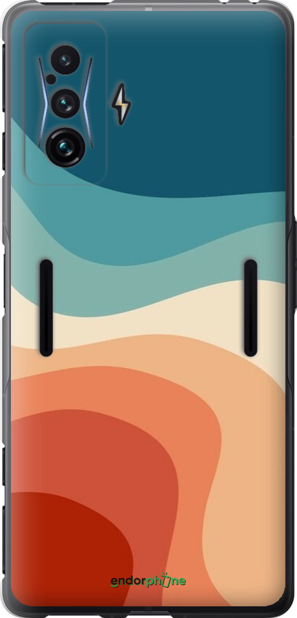 Силиконовый чехол В стиле ретро с волнами для Xiaomi Poco F4 GT - 6531u-2958 изображение 