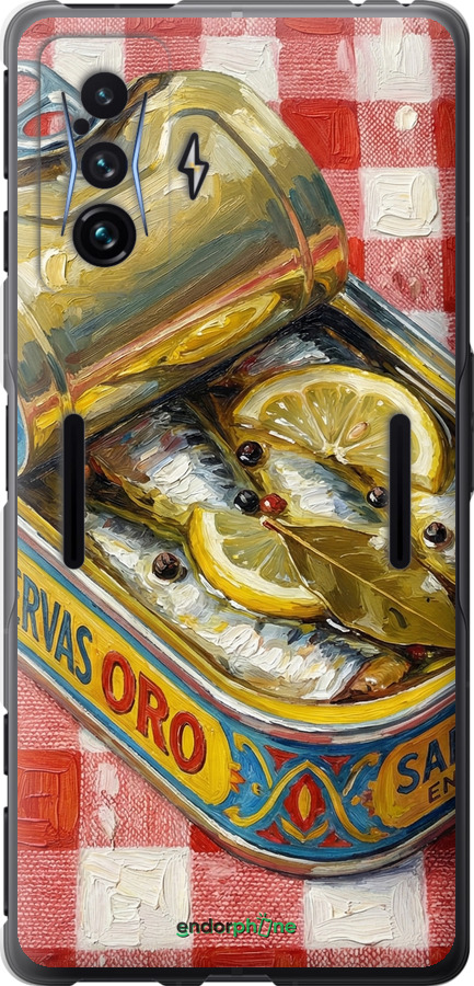 Силіконовий чехол Vintage Sardine Tin Phone для Xiaomi Poco F4 GT - 6772u-2958 изображение 