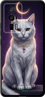 TPU чехол Mystic White Cat Gothic Dark Purple Gold для Xiaomi Redmi K60 - 6805b-2973 изображение 