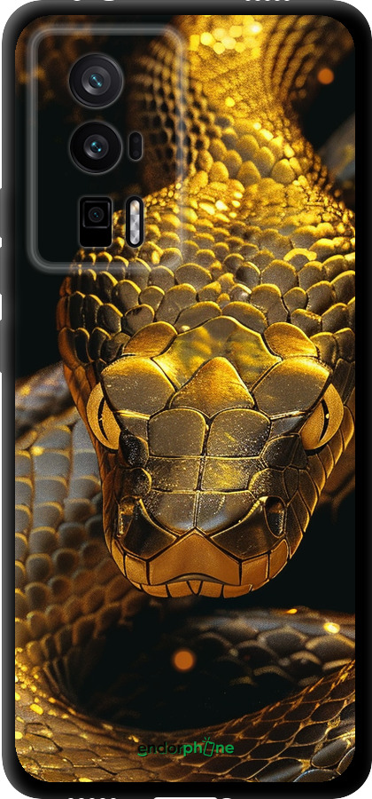 TPU чехол Golden snake для Xiaomi Redmi K60 - 6072b-2973 изображение 