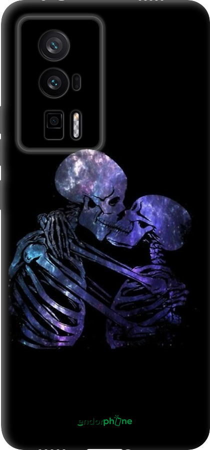TPU чехол Із зображенням скелета для Xiaomi Redmi K60 - 6537b-2973 изображение 
