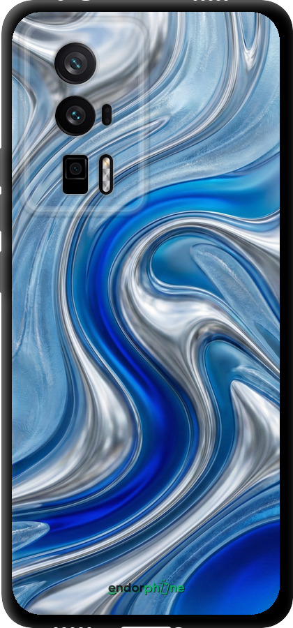 TPU чехол Liquid Chrome для Xiaomi Poco F5 Pro 5G - 6781b-3193 изображение 