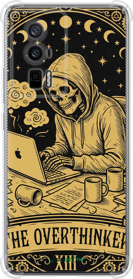 Силикон с усиленными углами чехол The Overthinker для Xiaomi Redmi K60 - 6774sp-2973 изображение 