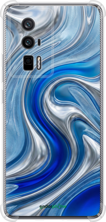 Силикон с усиленными углами чехол Liquid Chrome для Xiaomi Redmi K60 - 6781sp-2973 изображение 