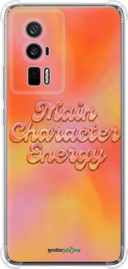 Силикон с усиленными углами чехол Aura Gradient Main Character Energy Aesthetic Y2K для Xiaomi Redmi K60 - 6783sp-2973 изображение 