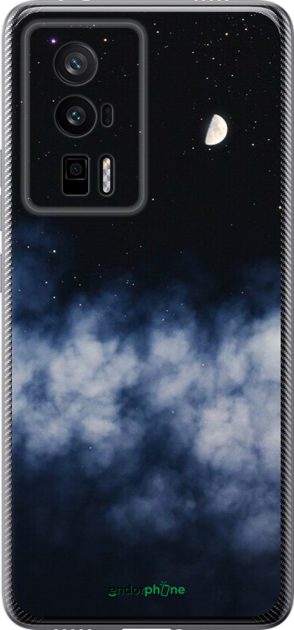 Силіконовий чехол Нічне небо для Xiaomi Poco F5 Pro 5G - 6450u-3193 изображение 