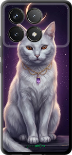 TPU чехол Mystic White Cat Gothic Dark Purple Gold для Xiaomi Redmi K70 - 6805b-3799 изображение 