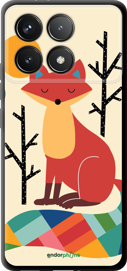 TPU чехол Rainbow fox для Xiaomi Redmi K70 Pro - 4010b-3800 изображение 