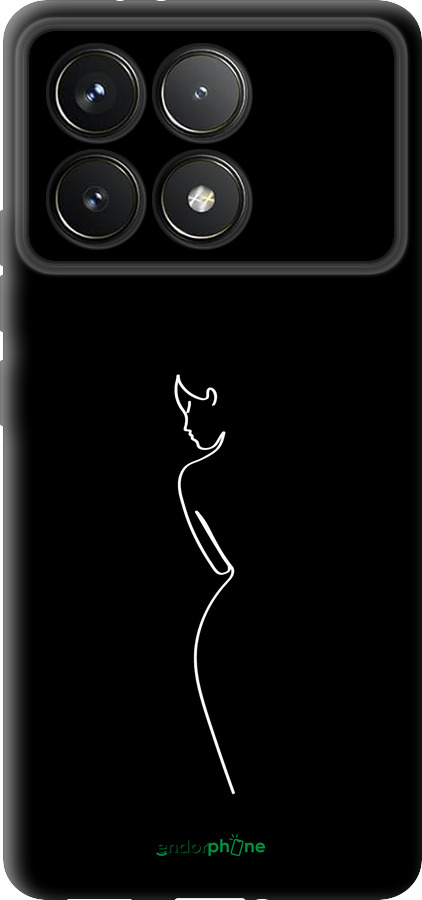 TPU чехол Силует1 для Xiaomi Redmi K70 Pro - 4590b-3800 изображение 
