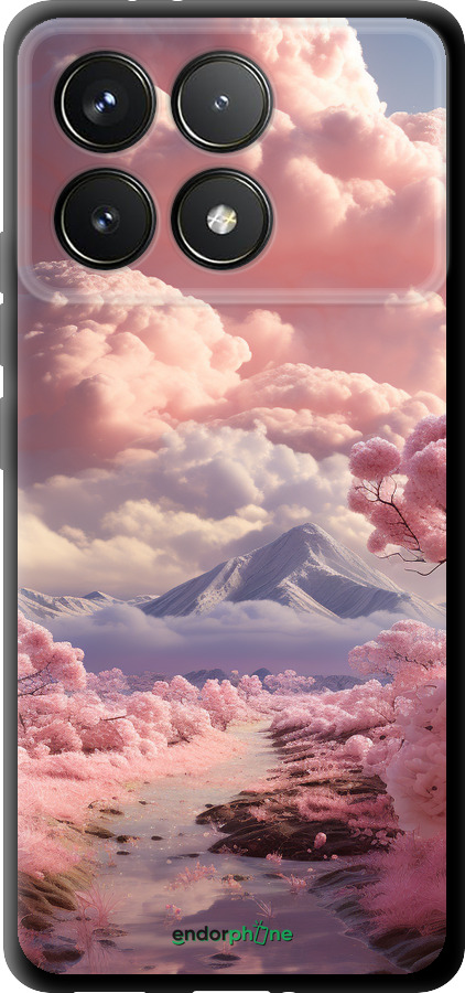 TPU чехол Розовые облака для Xiaomi Redmi K70 - 5660b-3799 изображение 