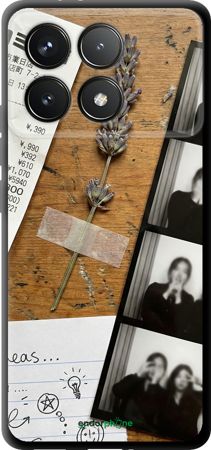 TPU чехол Aesthetic Scrapbook Collage для Xiaomi Poco F6 Pro - 6773b-3755 изображение 