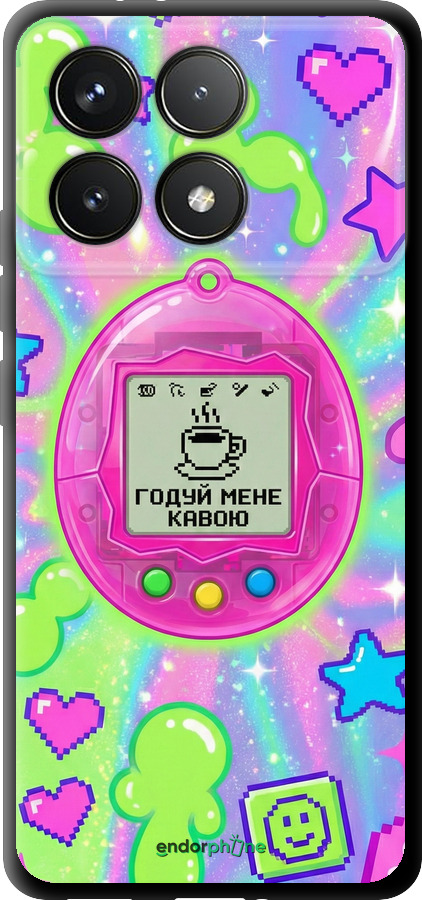 TPU чехол Y2K Aesthetic Retro Pet: Годуй мене кавою для Xiaomi Redmi K70 Pro - 6784b-3800 изображение 