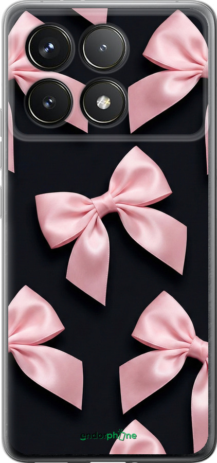 Силіконовий чехол Coquette Ribbons Dark Coquette для Xiaomi Redmi K70 Pro - 6767u-3800 изображение 