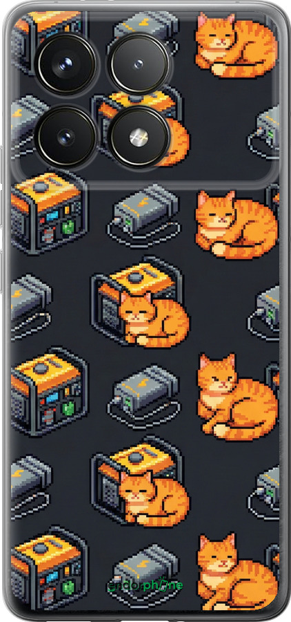 Силиконовый чехол Autonomous Zone для Xiaomi Redmi K70 Pro - 6771u-3800 изображение 