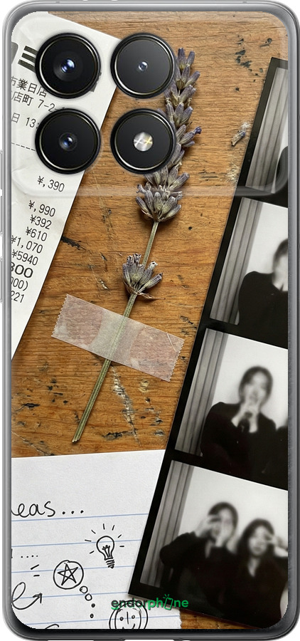 Силиконовый чехол Aesthetic Scrapbook Collage для Xiaomi Redmi K70 Pro - 6773u-3800 изображение 
