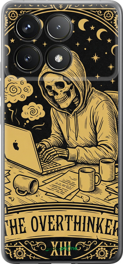 Силиконовый чехол The Overthinker для Xiaomi Poco F6 Pro - 6774u-3755 изображение 