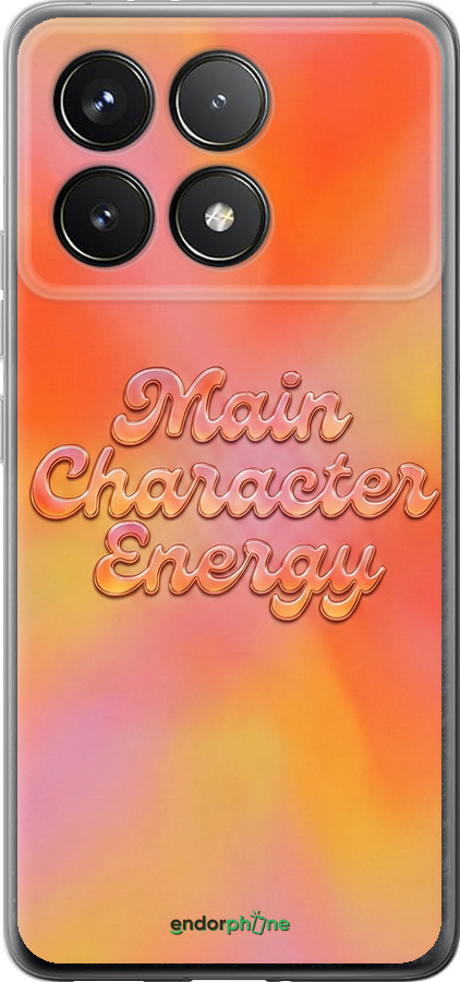Силиконовый чехол Aura Gradient Main Character Energy Aesthetic Y2K для Xiaomi Redmi K70 - 6783u-3799 изображение 