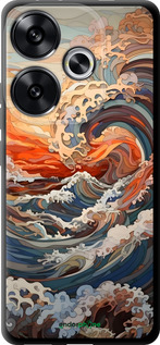 TPU чехол Арт хвилі для Xiaomi Redmi Turbo 3 5G - 6324b-3802 изображение 