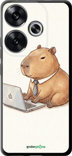 TPU чехол Funny Capybara CEO Working для Xiaomi Redmi Turbo 3 5G - 6777b-3802 изображение 