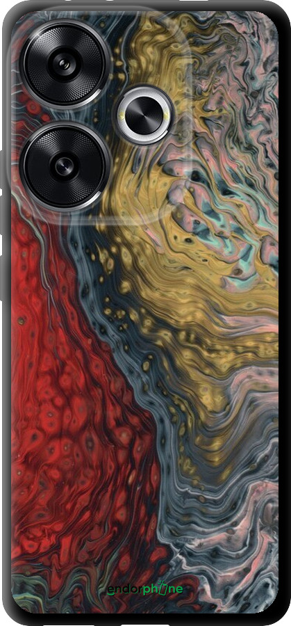 TPU чехол Із зображенням абстрактного живопису для Xiaomi Redmi Turbo 3 5G - 6530b-3802 изображение 