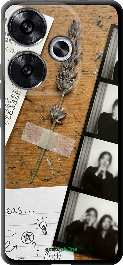 TPU чехол Aesthetic Scrapbook Collage для Xiaomi Poco F6 - 6773b-3754 изображение 