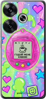 Силиконовый чехол 'Y2K Aesthetic Retro Pet: Годуй мене кавою' для Xiaomi Poco F6 изображение 5