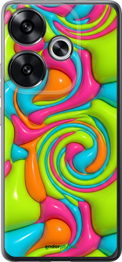 Силиконовый чехол Y2K Jelly Dream для Xiaomi Poco F6 - 6780u-3754 изображение 