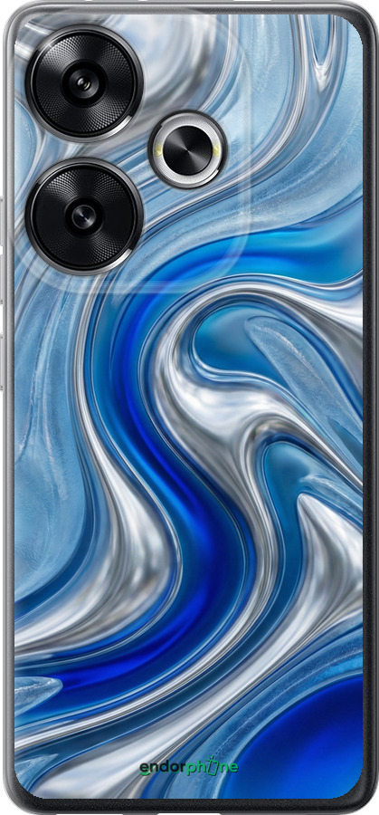 Силиконовый чехол Liquid Chrome для Xiaomi Redmi Turbo 3 5G - 6781u-3802 изображение 