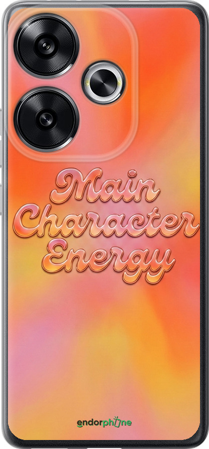 Силиконовый чехол Aura Gradient Main Character Energy Aesthetic Y2K для Xiaomi Poco F6 - 6783u-3754 изображение 